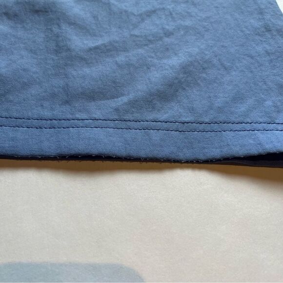 Spread Good Cheer Maternity Pants Size Medium Sky Blue Pull on Flare leg - Picture 10 of 10